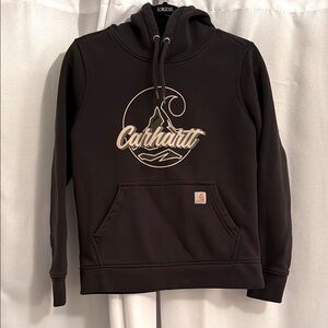 Carhartt Black Hoodie with Logo